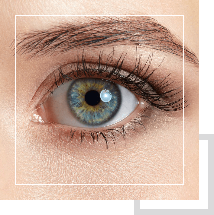 Picture of a a single eye of a female model